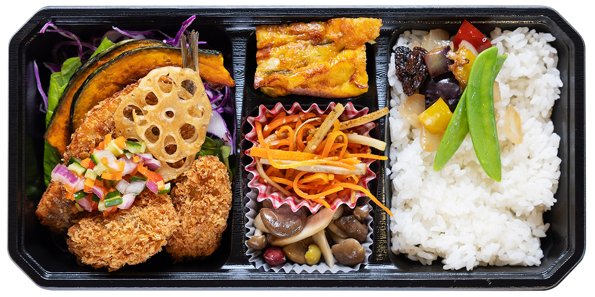 地元の魚弁当